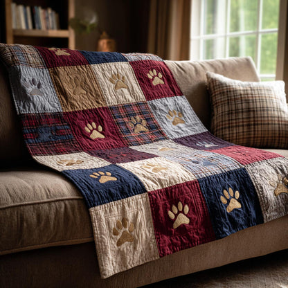 Paw Parade Quilted Blanket NCU0DV1796