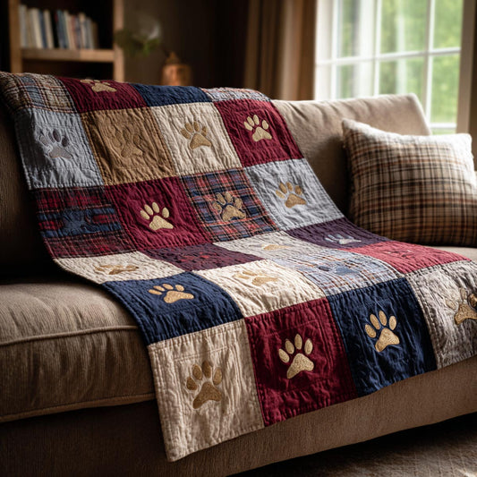 Paw Parade Quilted Blanket NCU0DV1796