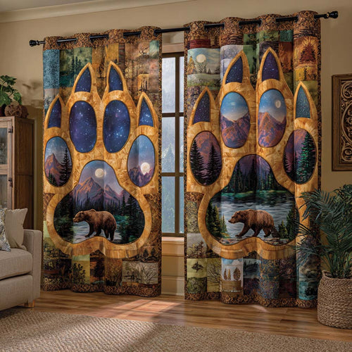 Paw of the Wild Quilted Curtains NCU0NXD912