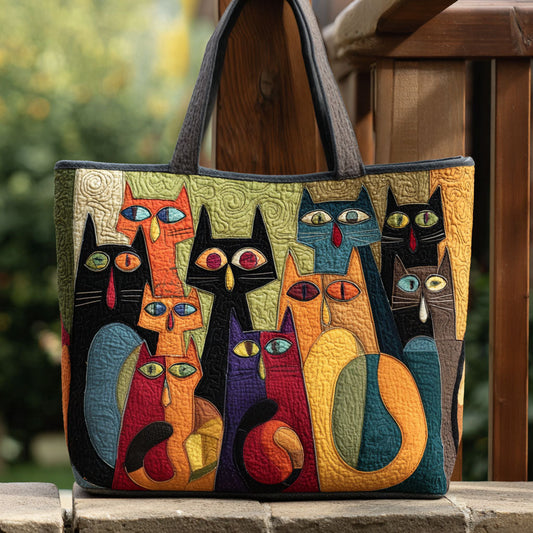 Pawprint Magic Quilted Tote Bag NCU0PTT1769