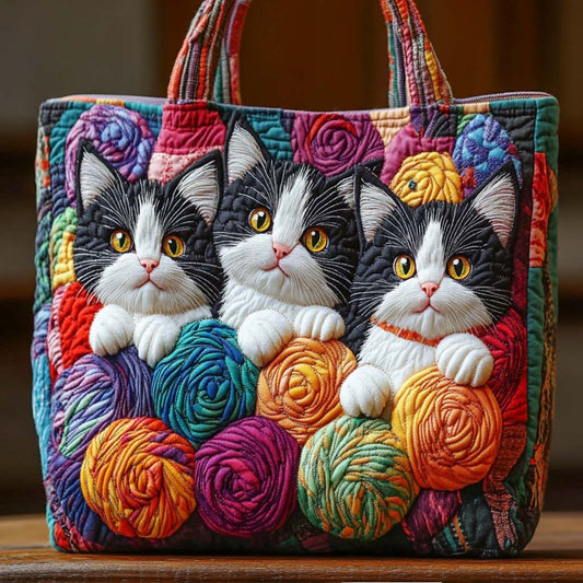 Paws And Threads Trio Quilted Tote Bag NCU0NXD620
