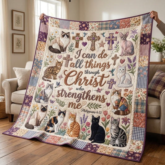 Paws Beneath The Cross Quilted Blanket NCU0PTT3303