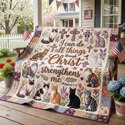 Paws Beneath The Cross Quilted Blanket NCU0PTT3303