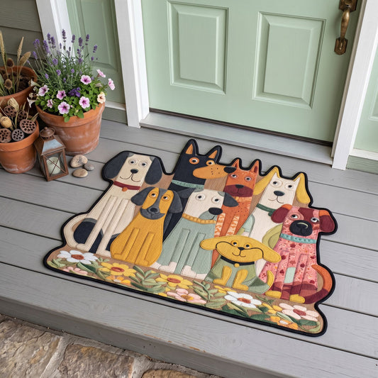Paws and Petals Custom Shape Doormat NCU0PTT3082