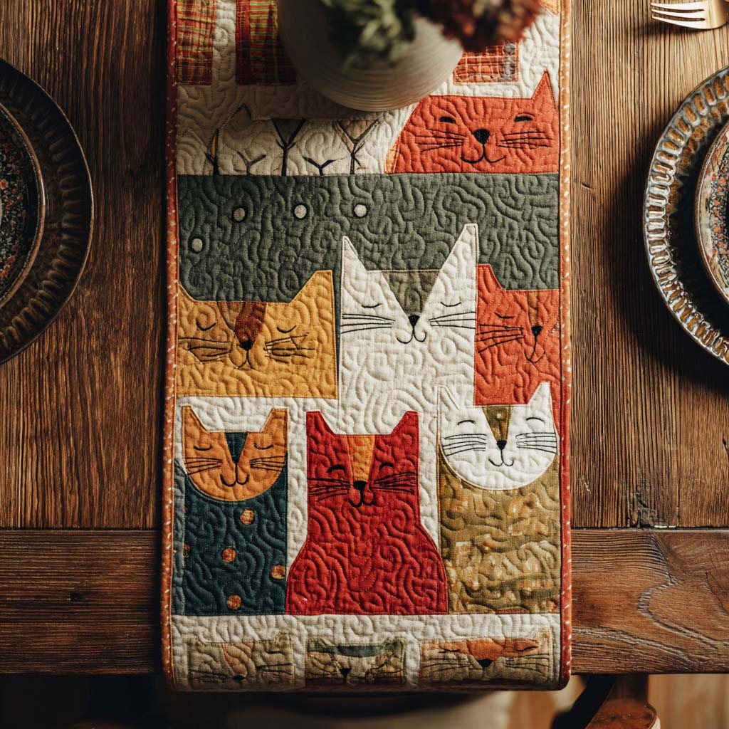 Paws of Joy Quilted Table Runner NCU0PTT1520