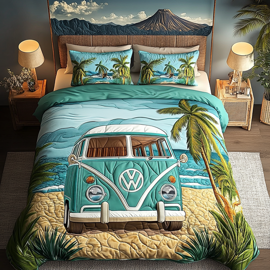 Peace Journey 3-Piece Quilted Bedding Set NCU0NVH437