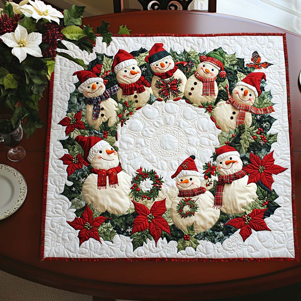 Peace Light Quilted Table Topper NCU0NNT1636