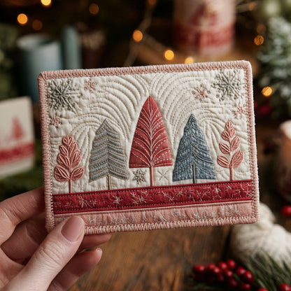 Peace Path Quilted Fabric Postcard NCU0PTT2301