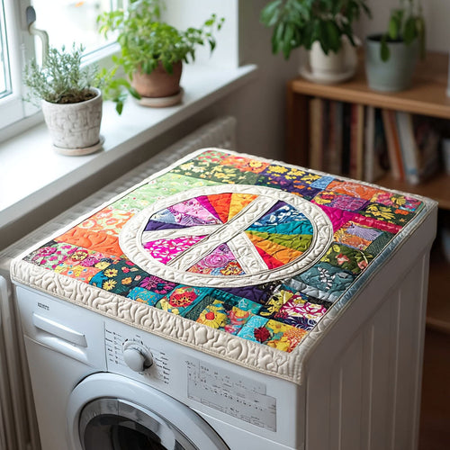 Peace in Pieces Quilted Washer and Dryer Cover NCU0PTT947