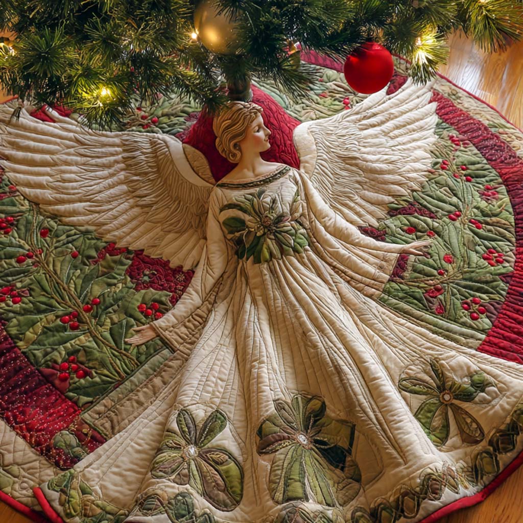 Peaceful Blessing Quilted Tree Skirt NCU0NXD995