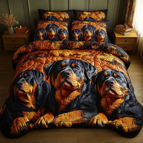 Peaceful Trio 3-Piece Quilted Bedding Set NCU0NNT757