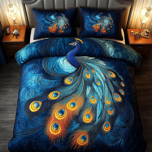 Peacock Majesty Duvet Cover Set NCU0NNT376