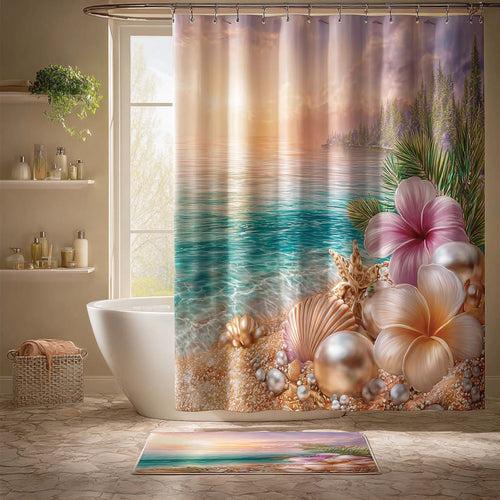 Pearl Coast Harmony Shower Curtain NCU0DQQ0387