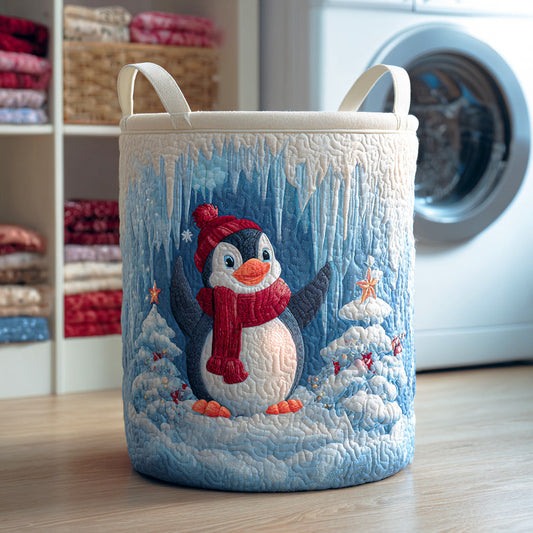 Penguin Frost Path Quilted Laundry Basket NCU0NTD1104