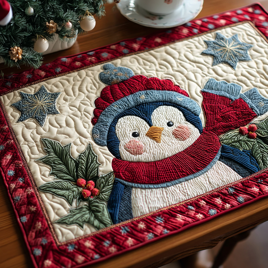 Penguin Glow Quilted Place Mat NCU0DDK1738