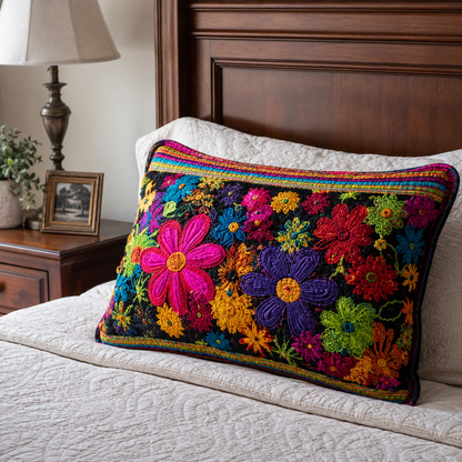 Petal Serene Quilted Bedding Pillow Case NCU0PTT3371