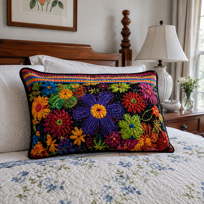 Petal Serene Quilted Bedding Pillow Case NCU0PTT3372