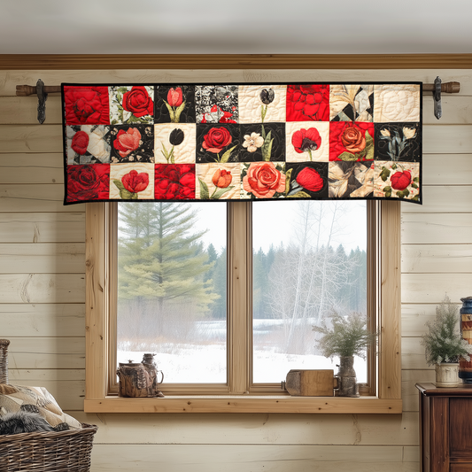 Petal Charm Quilted Valance NCU0DDK1074