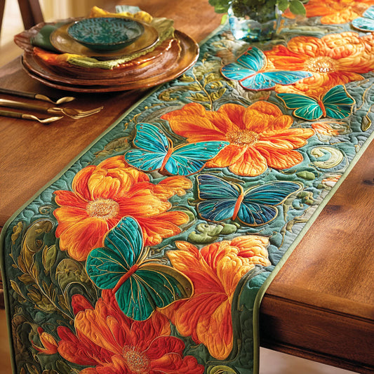 Petal Dance Quilted Table Runner NCU0NTD582