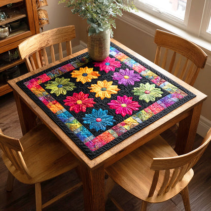 Petal Garden Glow Quilted Table Topper NCU0NTD445