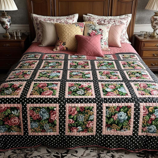 Petal Heaven 3-Piece Quilted Bedding Set NCU0DQQ0274