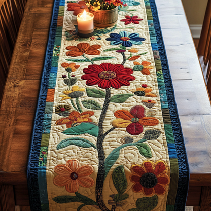 Petal Magic Quilted Table Runner NCU0NVH331