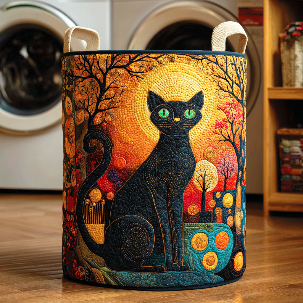 Petal Night Quilted Laundry Basket NCU0NTD356