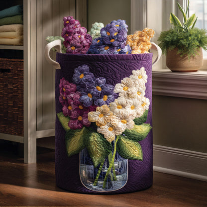 Petal Parade Quilted Laundry Basket NCU0PTT935