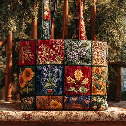 Petal Pathway Quilted Tote Bag NCU0PTT1782