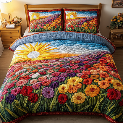 Petal Pathways Duvet Cover Set NCU0PVL263