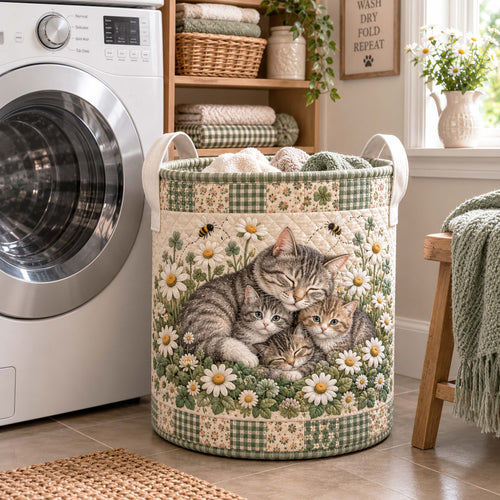 Petal Paws Quilted Laundry Basket NCU0NTD2080