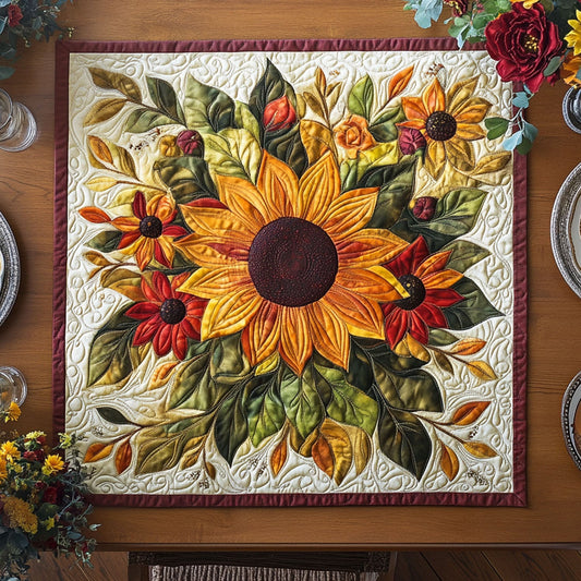 Petal Poetry Quilted Table Topper NCU0PTT810