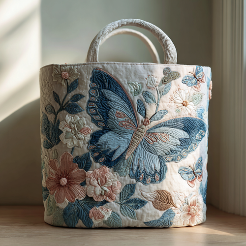 Petal Soar Quilted Laundry Basket NCU0PVL430