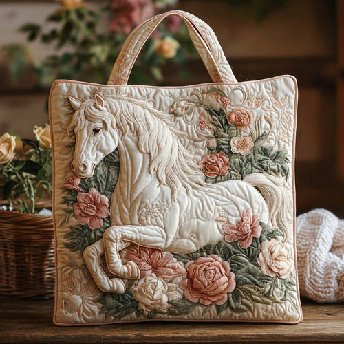 Petal Whisper Mare Quilted Tote Bag NCU0NXD796