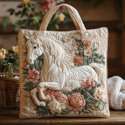 Petal Whisper Mare Quilted Tote Bag NCU0NXD796