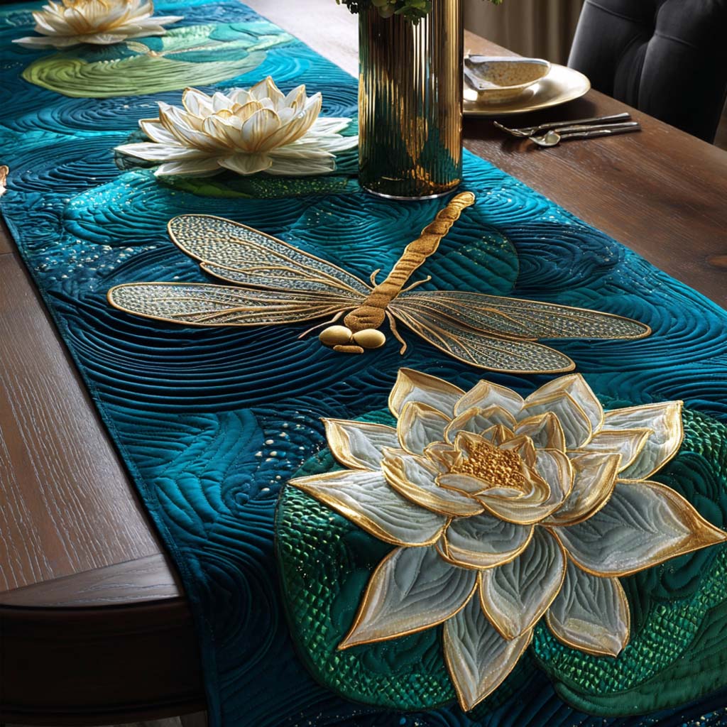 Petal Whisper Quilted Table Runner NCU0NNT2571