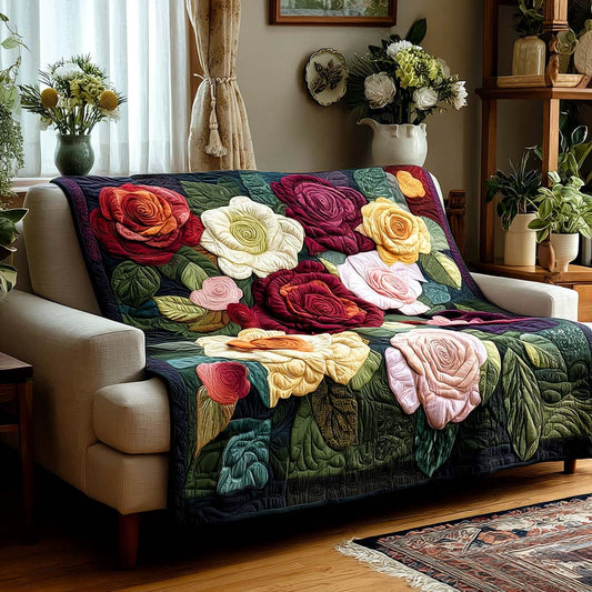 Petals Of Grace Quilted Blanket NCU0DQQ0314