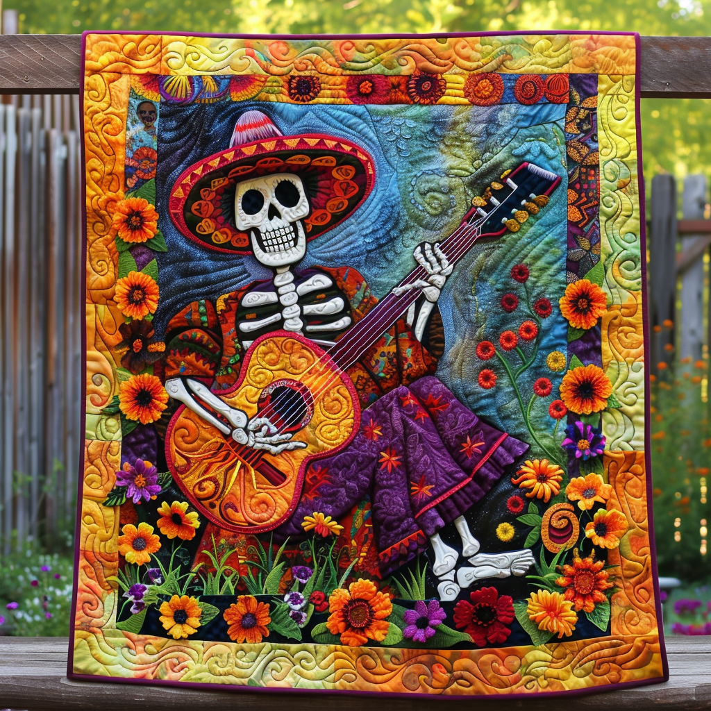 Petals of the Afterlife Quilted Blanket NCU0DV1721