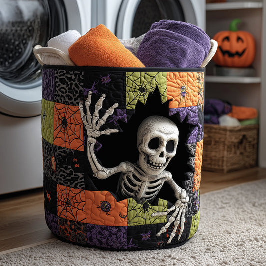 Phantom Laugh Quilted Laundry Basket NCU0TH3241