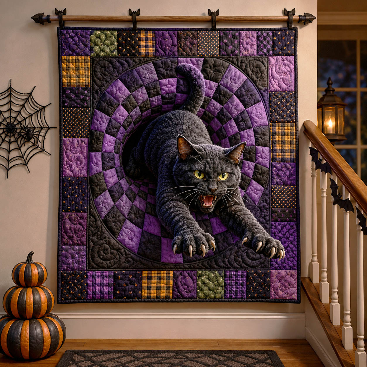 Phantom Paws Quilted Blanket NCU0NTD2055