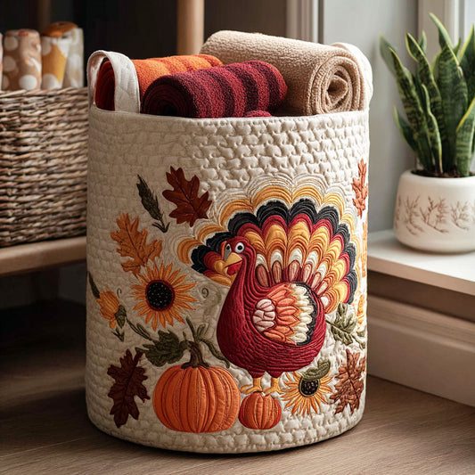 Pilgrim Parade Quilted Laundry Basket NCU0PTT1115