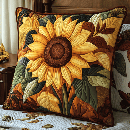 Sunny Blooms Quilted Pillow Case NCU0TL1825