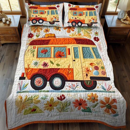 Pine Grove 3-Piece Quilted Bedding Set NCU0NT650