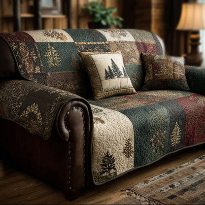 Pine Hollow Lodge Quilted Sofa Cover NCU0PTT2845