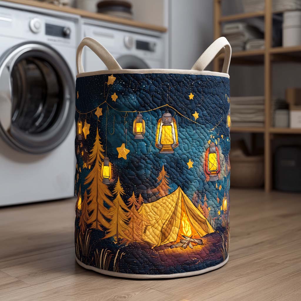 Pine Meadow Quilted Laundry Basket NCU0NTD081