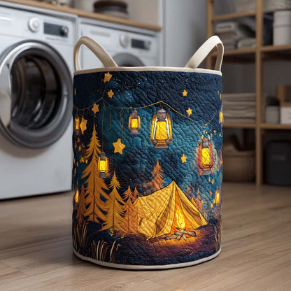 Pine Meadow Quilted Laundry Basket NCU0NTD081