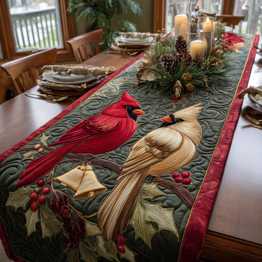 Pine Melody Quilted Table Runner NCU0DV1181