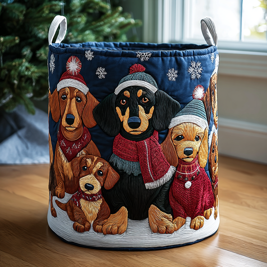 Pine Parade Quilted Laundry Basket NCU0DDK1370