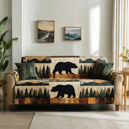 Pine Ridge Quilted Sofa Cover NCU0LDH615