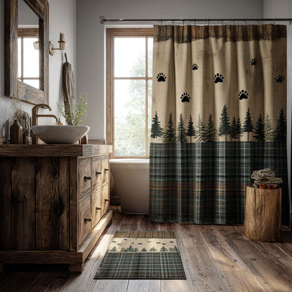 Pine Ridge Tracks Shower Curtain NCU0PTT2858